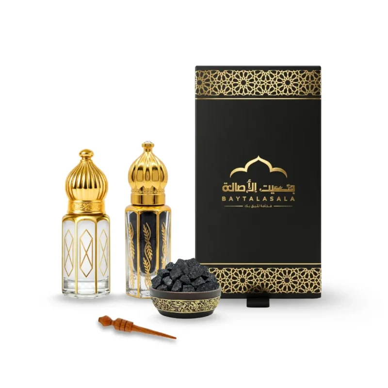 بكج كحل الاثمد الاسود مع مسك الطهارة الملكي فاخر واصلي من بيت الاصالة