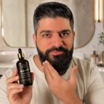 استخدام زيت الإثمد الملكي لتكثيف وتقوية شعر اللحية والرأس من بيت الأصالة